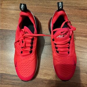 Nike Air Max Bright Red Athletic Shoes